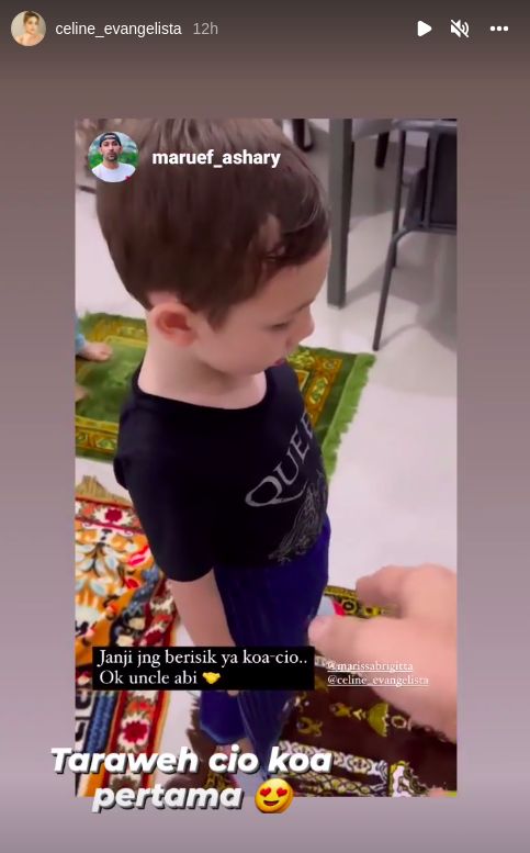 Anak Celine Evangelista