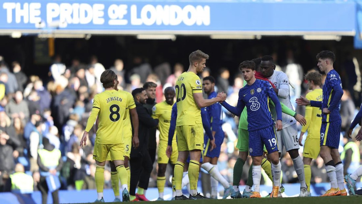 Chelsea dikalahkan oleh Brentford. (Foto: AP/Ian Walton)