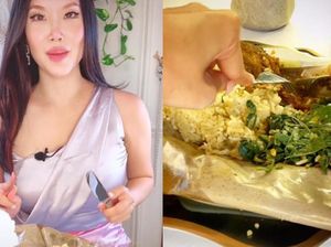 Bukan Pakai Tangan, Chef Vindy Lee Tunjukkan Cara Elegan Makan Nasi Padang Bukan Pakai Tangan, Chef Vindy Lee Tunjukkan Cara Elegan Makan Nasi Padang