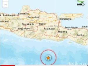 Gempa Bermagnitudo 2,9 Guncang Blitar