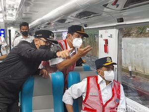 Menhub Pastikan KA Bogor-Sukabumi Beroperasi Lagi Pekan Depan