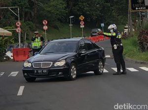 Lalin Puncak Bogor Hari Pertama Puasa Sepi, Ganjil Genap Tetap Berlaku