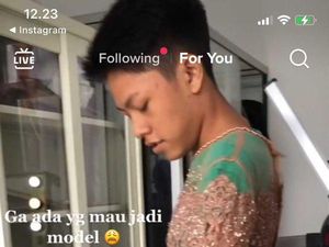 Viral Pria Terpaksa Jadi Model Makeup, Wajahnya Setelah Dirias Bikin Kaget