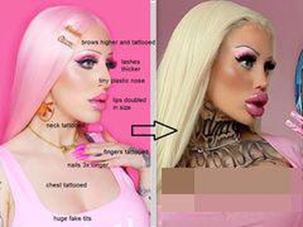 Perubahan Drastis Wanita Terobsesi Jadi Barbie, Tak Dikenali Setelah 3 Tahun Perubahan Drastis Wanita Terobsesi Jadi Barbie, Tak Dikenali Setelah 3 Tahun