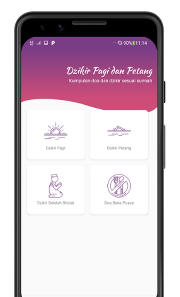 Aplikasi Dzikir Pagi Petang Sesuai Sunnah/foto: Playstore