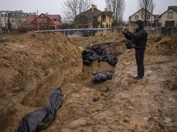 Mayat Bergelimpangan di Ukraina Disebut Rusia Provokasi Belaka