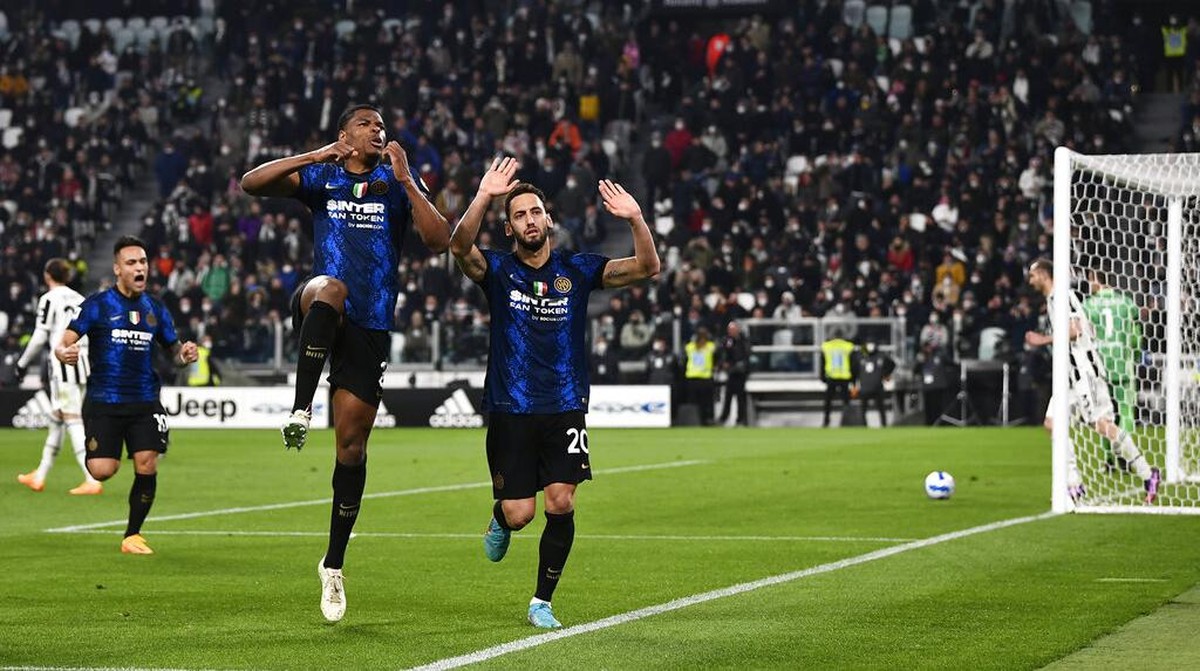 Inter Milan kalahkan Juventus 1-0 (Foto: AP/Fabio Ferrari)