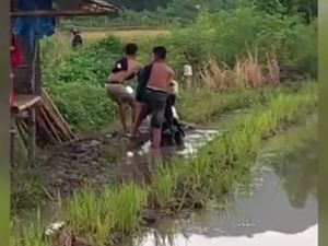 Kocak! Pelaku Balap Liar di Sidrap Kabur ke Sawah karena Panik Dirazia