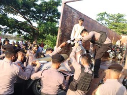 Polisi Bubarkan Balap Liar di Kendari, Pelaku Kabur-43 Motor Disita