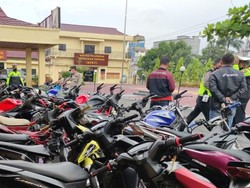 Razia Balap Liar saat Sahur On The Road di Sumut, Polisi Sita 33 Motor