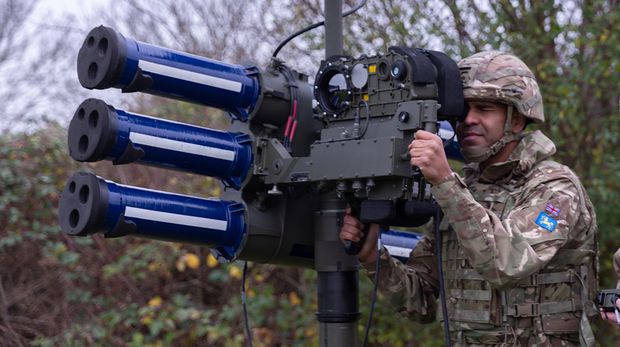 Rudal Starstreak buatan Thales di Inggris.