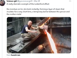 Video Viral Logam Cair Dilibas Tangan Kosong, Dont Try This at Home!