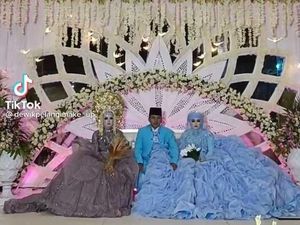 Viral Pernikahan dengan 2 Pengantin Wanita, Dikira Pria Poligami Ternyata...