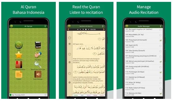 aplikasi baca al-qur'an dari ponsel