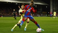 Pada pertandingan pekan ke-31 di Selhurst Park, Selasa (5/4/2022) dini hari WIB, Palace unggul 2-0 duluan di babak pertama. Reuters/Andrew Boyers