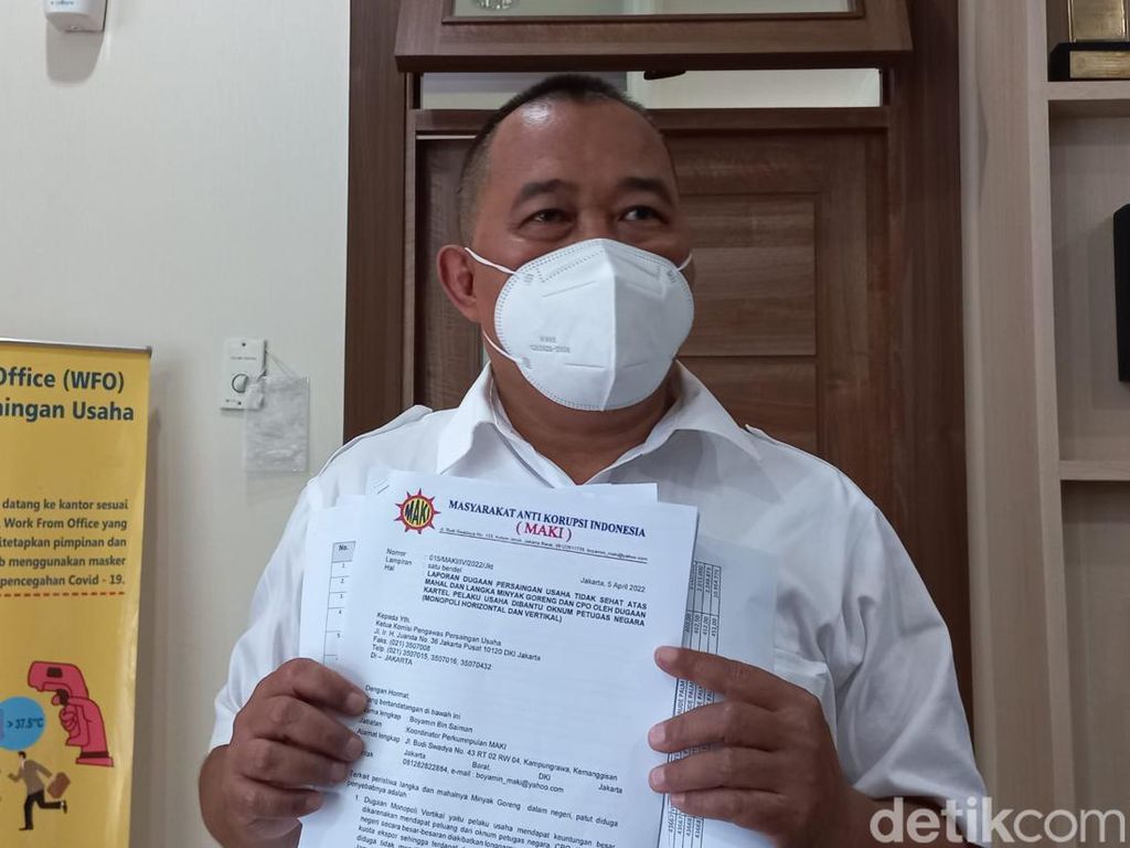 MAKI Serahkan Data Tambahan ke KPPU soal Dugaan Kartel Minyak Goreng MAKI Serahkan Data Tambahan ke KPPU soal Dugaan Kartel Minyak Goreng