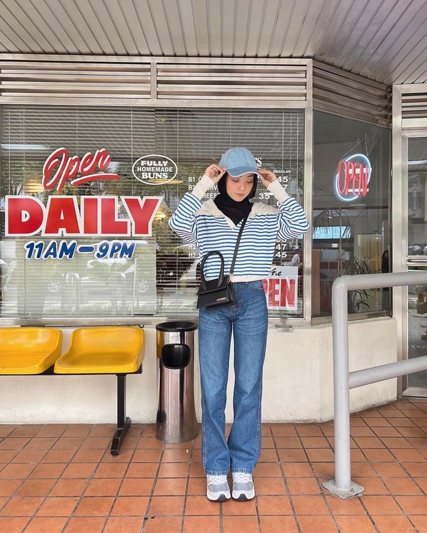 Gaya fashion hijab/Foto: Instagram.com/ Gaya fashion hijab