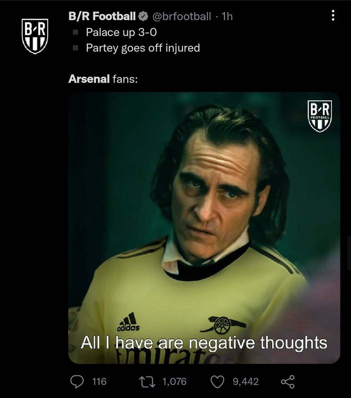 Meme-meme Arsenal Disikat Palace, Kocak Banget!