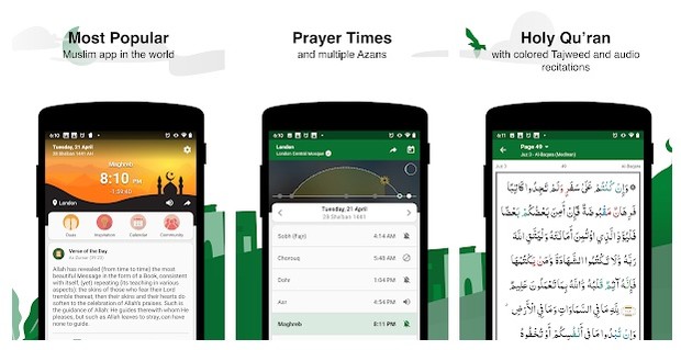 Muslim Pro: Ramadan, Quran/Foto: Play.google.com aplikasi baca al-qur'an dari ponsel