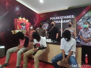 Viral Video Pemotor di Semarang Disabet Parang, 3 Remaja Ditangkap!