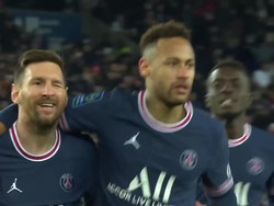Trio MNM Kompak nih! Messi, Neymar, Mbappe Sama-sama Cetak Gol