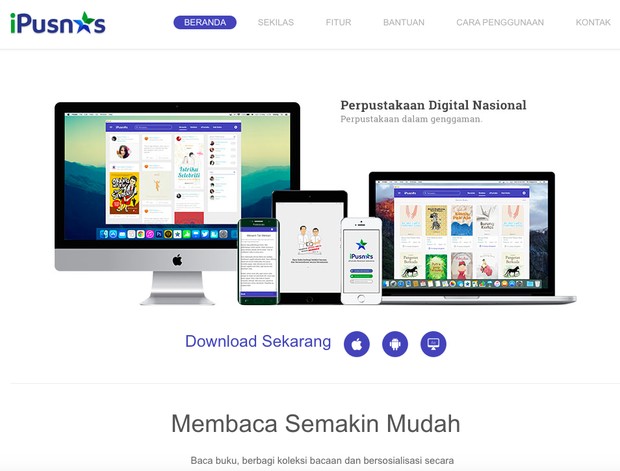 Tampilan iPusnas/ Foto: Tangkapan Layar/iPusnas Tampilan iPusnas/ Foto: Tangkapan Layar/iPusnas