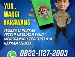 Program AKBP Aldi Sebar Nomor WA Tampung Aduan Warga Karawang
