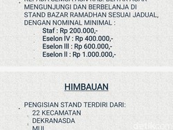 ASN Blitar Wajib Belanja di Bazar Ramadan, Nota Pembelian Jadi bukti