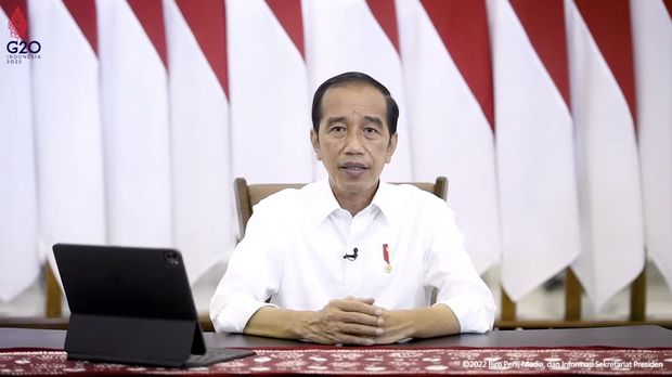Presiden Joko Widodo saat mengumumkan hari libur lebaran dan cuti bersama lebaran.