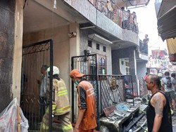 Rumah di Permukiman Padat Jakpus Terbakar, Sempat Terdengar Ledakan