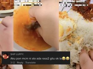 Kocak! Netizen Ini Cuci Sambal Cumi karena Tak Kuat Makan Pedas