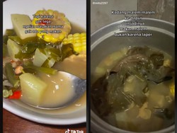 Tak Tega Lihat Masakan Ibu Masih Banyak, Wanita Ini tetap Makan Meskipun Tak Lapar