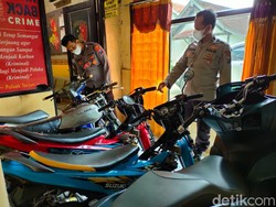 Panik Ada Polisi, Pembalap Liar di Sampang Lari Tinggalkan 5 Motornya