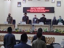 Bupati Sampaikan LKPJ Tahun 2021 di Paripurna DPRD Tulang Bawang