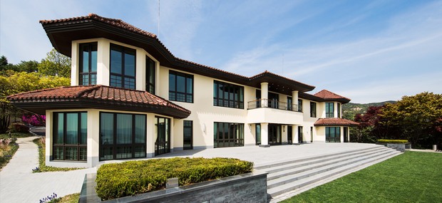 Potret Grand Walkerhill Seoul yang menjadi tempat pernikahan artis Korea/grandwalkerhillseoul Potret venue pernikahan Hyun Bin dan Son Ye Jin yang berasa di Aston House, Grand Walkerhill Seoul.