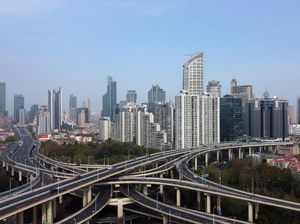 Melihat Rumah Sakit Sementara untuk Pasien Covid-19 di Shanghai Melihat Rumah Sakit Sementara untuk Pasien Covid-19 di Shanghai