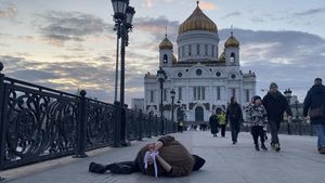 Protes Pembantaian di Bucha Ukraina, Ini yang Dilakukan Aktivis Rusia