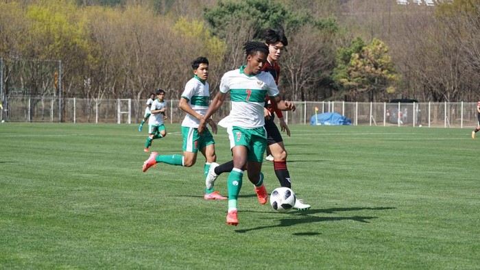 Timnas U-19 menang atas Pohang Steelers dalam laga uji coba di Daegu, Korea Selatan.