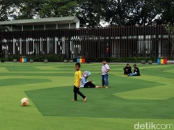 Suasana Ngabuburit di Alun-alun Bandung