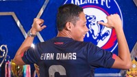 Evan Dimas diberi nomor punggung 6 di Arema FC. (Foto: Dok. Arema FC)