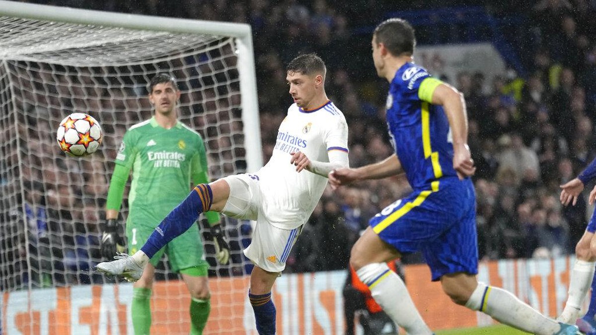 Real Madrid akan menjamu Chelsea di leg kedua perempatfinal Liga Champions (Carlo Foto: AP/Kirsty Wigglesworth)