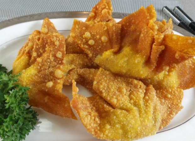 Pangsit goreng/Foto: detikFood