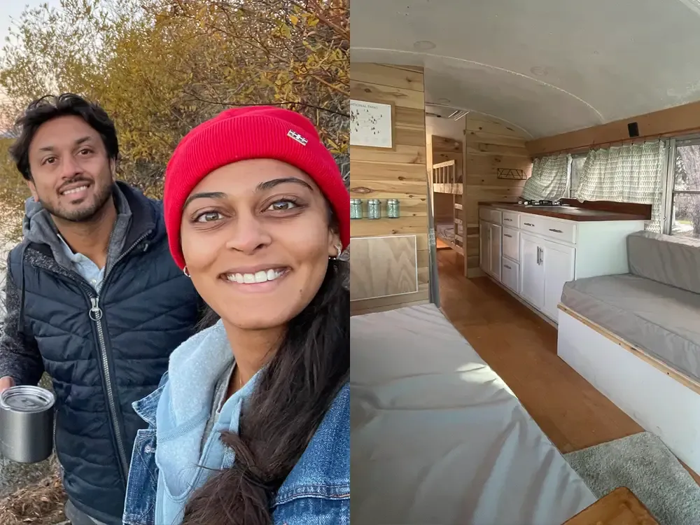 Pasangan Ini Ubah Bus Sekolah Jadi Rumah untuk Keliling Amerika Serikat