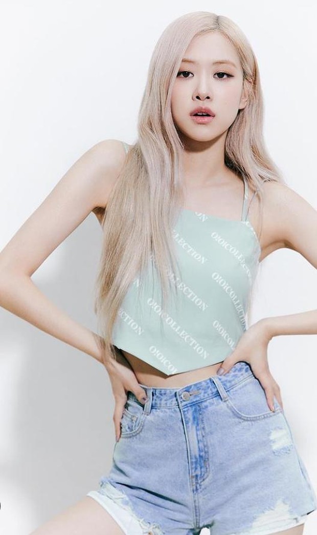 Pattern Top dan Denim Shorts/Foto: instagram.com/oioikorea Pattern Top dan Denim Shorts