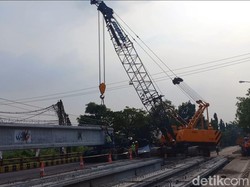 Girder Jembatan Balun Terpasang Lebih Cepat, Lalin Tuban-Surabaya Sudah Dibuka