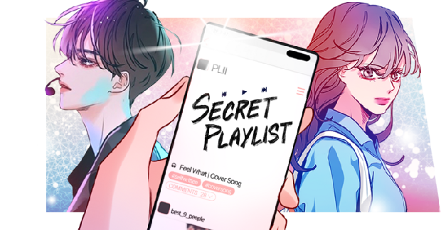 Poster webtoon Secret Playlist/ Foto: koreanwebtoons.fandom.com Poster webtoon Secret Playlist