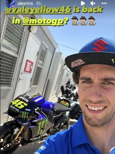 Alex Rins di MotoGP Amerika 2022