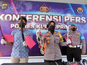 Pamer Sajam di Status WA, 4 Pemuda Kulon Progo Diciduk