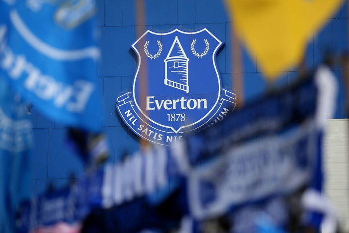 LIVERPOOL, ENGLAND - MARCH 13: A general view outside the stadium prior to the Premier League match between Everton and Wolverhampton Wanderers at Goodison Park on March 13, 2022 in Liverpool, England. (Photo by Alex Livesey/Getty Images)
