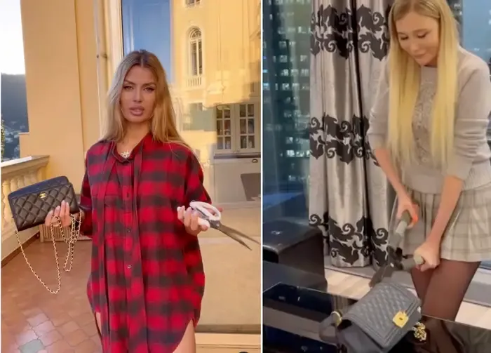 Influencer Rusia gunting tas Chanel mereka